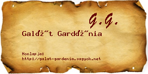 Galát Gardénia névjegykártya